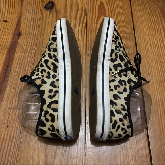 Keds Kate Spade Animal Hair Leopard Print Sneakers, EUC, 7.5 - Picture 8 of 13
